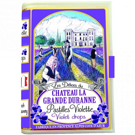 Леденцы Les DELICES du Chateau la Grande Duranne фиалка 35г 