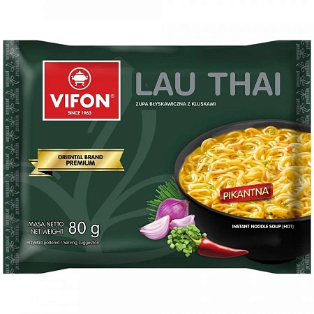 Лапша VIFON LAU THAI PREMIUM быстрого приготовления 80г 