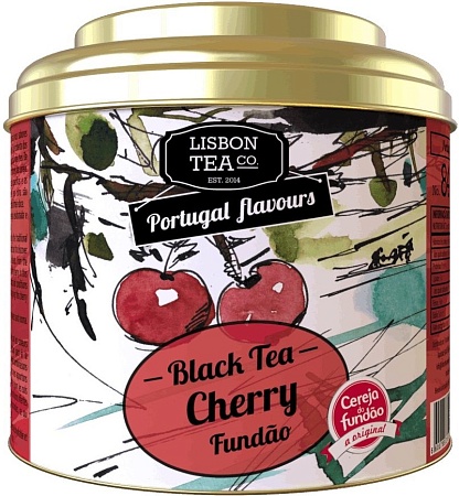 Чай LISBON TEA Черный вишня из Фундао 75г 