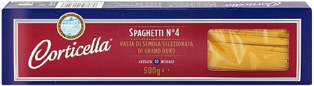 Макароны CORTICELLA Spaghetti №4 Спагетти 500г 