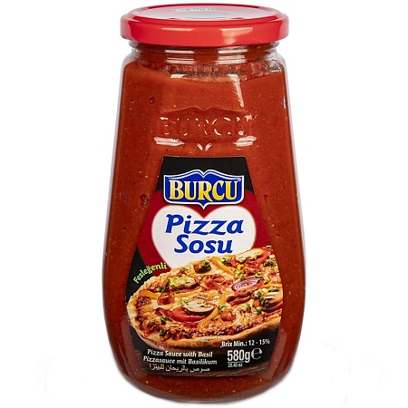 Соус BURCU для пиццы с базиликом 580г 