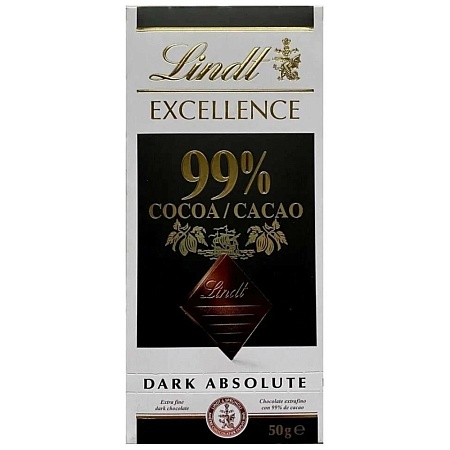 Шоколад LINDT EXCELLENCE Горький 99% Какао 100г 