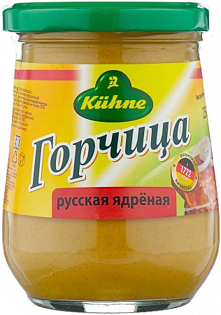 Горчица KUHNE ядреная Русская 250мл 