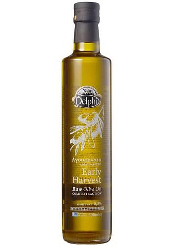 Масло DELPHI оливковое Extra Virgin раннего сбора "Агурелео" 500мл Масло DELPHI оливковое Extra Virgin раннего сбора "Агурелео" 500мл
