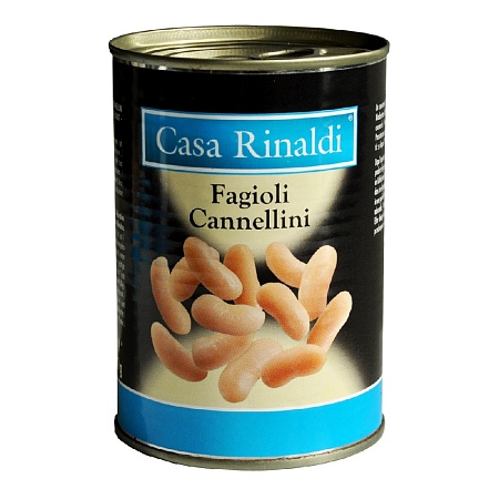 Фасоль CASA RINALDI белая Каннеллини 400г 