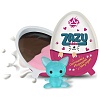 Шоколадное яйцо ZAZU шоколадная и клубнично-молочная паста со светящейся игрушкой /шоубокс/ 20г*24шт 