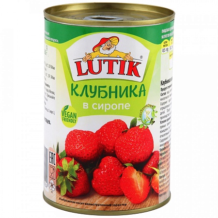 Клубника LUTIK в сиропе 425мл 