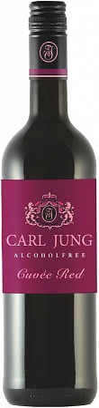 Вино CARL JUNG Cuvee Red (ROT) красное полусухое безалкогольное 750мл 