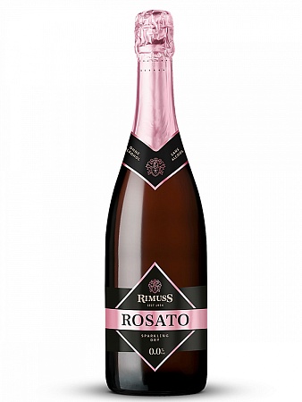 Шампанское RIMUSS сухое безалкогольное Rosato 750мл 