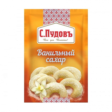 Сахар С.Пудовъ Ванильный (с нат. ванилью) 15г 