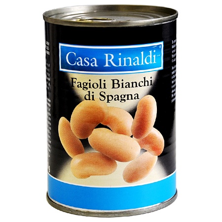 Фасоль CASA RINALDI белая Испанская 400г 