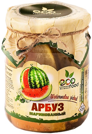 Арбуз ECOFOOD маринованный 520г 