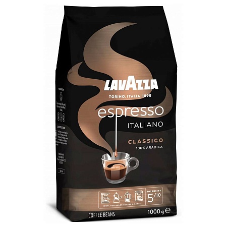 Кофе LAVAZZA Espresso Italiano Classico зерно 1кг 