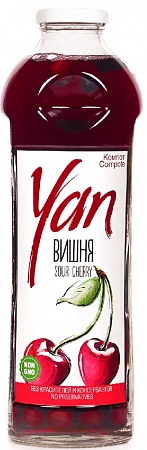Компот YAN из вишни 930мл 