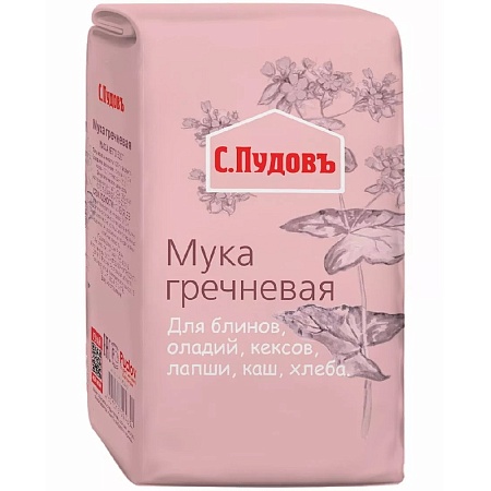Мука С.Пудовъ гречневая 500г 