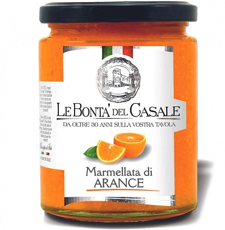 Конфитюр LE BONTA DEL CASALE из апельсинов 340г 