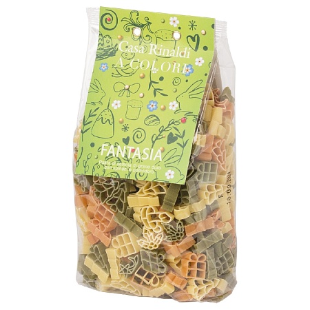 Паста CASA RINALDI Fantasia цветная Праздничная (пасха) 500г 