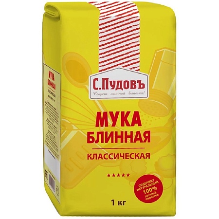 Мука С.Пудовъ Блинная 1кг 