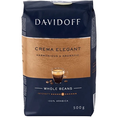 Кофе DAVIDOFF Crema Elegant зерно 500г 