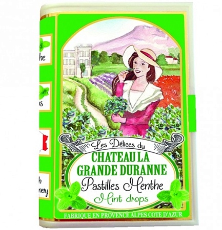 Леденцы Les DELICES du Chateau la Grande Duranne мята 35г 