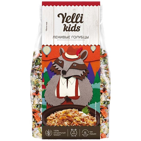 Голубцы YELLI Kids ленивые 100г 