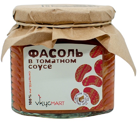 Фасоль VKYСMART в томатном соусе 420г 