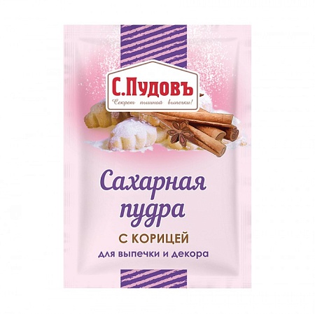 Пудра С.Пудовъ Сахарная с корицей 40г 