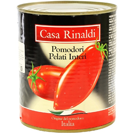 Помидоры CASA RINALDI очищенные в собственном соку 800г 