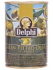 Оливки DELPHI без косточки в рассоле Superior 261-290 400г 