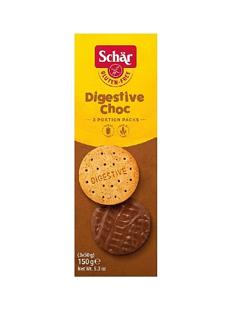 Печенье Dr. SCHAR Digestive choc 150г 