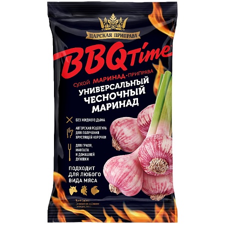 Маринад-приправа ЦАРСКАЯ ПРИПРАВА BBQ Time &quot;Чесночный&quot; 30г 