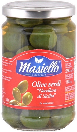 Оливки MASIELLO Сицилия 290г 