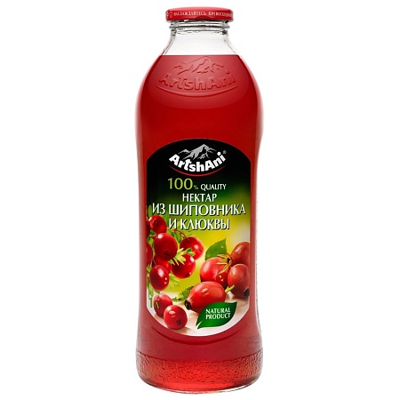 Нектар ARTSHANI из шиповника и клюквы 1л 
