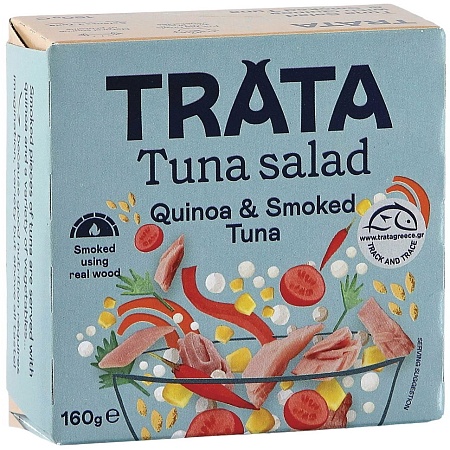Салат TRATA из копченого тунца с киноа 160г 
