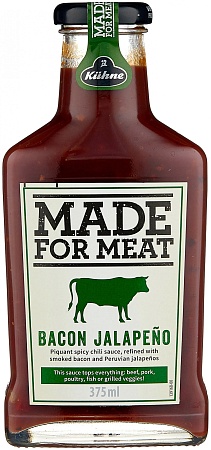 Соус KUHNE Made for Meat томатный с перцем Халапеньо 375мл 