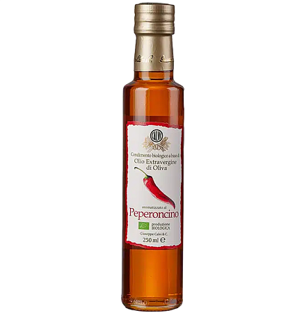 Масло CALVI оливковое Extra Virgin PEPERONCINO с Перцем 250мл 