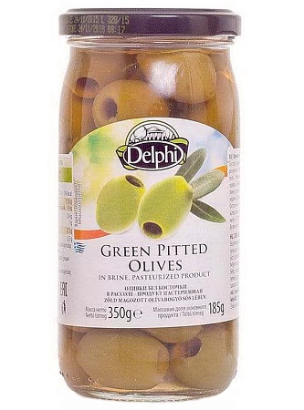 Оливки DELPHI без косточки в рассоле 350г 