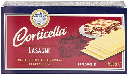 Макароны CORTICELLA Lasagne Лазания листы 500г 