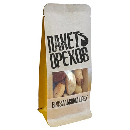 Бразильский орех ПАКЕТ ОРЕХОВ 100г 