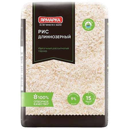 Рис ЯРМАРКА длиннозерный 700г 