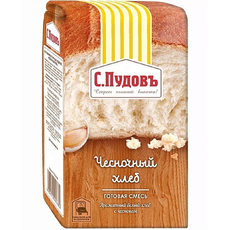 Смесь С.Пудовъ Чесночный хлеб 500г 
