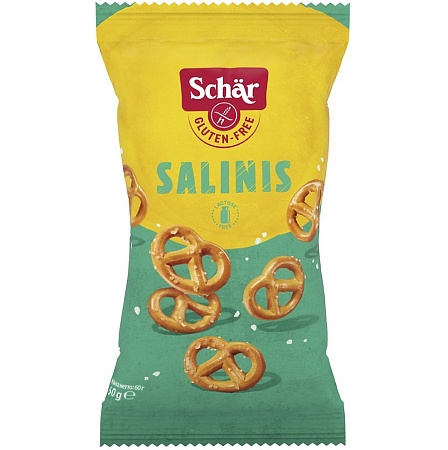 Крендельки Dr. SCHAR Salinis соленые 60г 