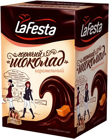 Горячий шоколад LA FESTA Карамель 220г 