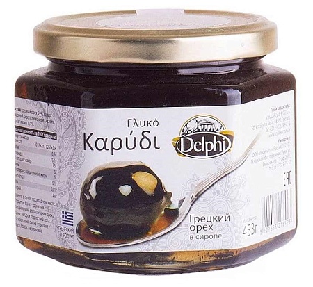 Грецкий орех DELPHI в сиропе 453г 