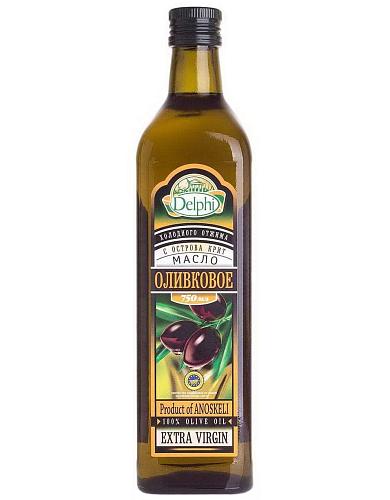 Масло DELPHI оливковое Extra Virgin с о. Крит P.D.O. 750мл Масло DELPHI оливковое Extra Virgin с о. Крит P.D.O. 750мл