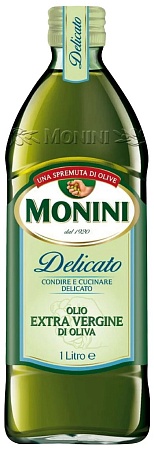Масло MONINI оливковое Delicato Extra Virgin 1л 