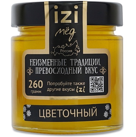 Мёд IZI Цветочный 260г 