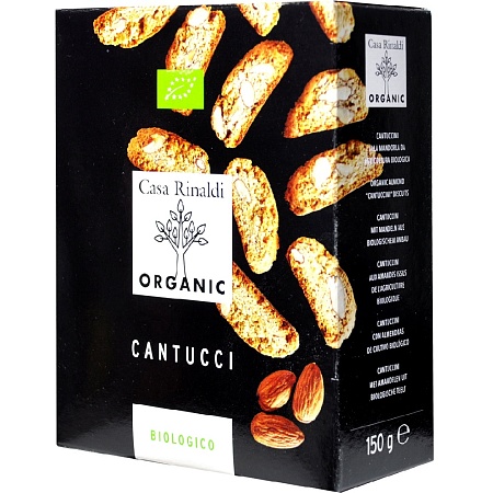 Печенье CASA RINALDI Кантучини с миндалём BIO 150г 