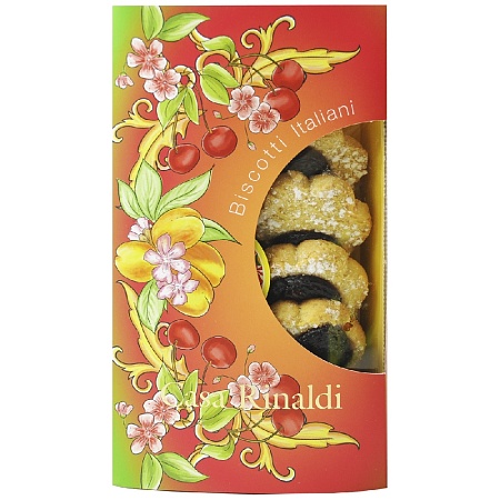Печенье CASA RINALDI Маргарита с джемом из вишни и абрикоса 200г 