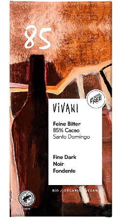 Шоколад VIVANI Organic горький 85% какао 100г 